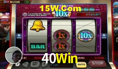 Variedade de jogos na 40Win