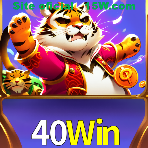 Imagem promocional da 40Win mostrando a plataforma e suas vantagens